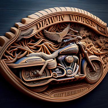 3D модель Harley Davidson Street Glide (STL)